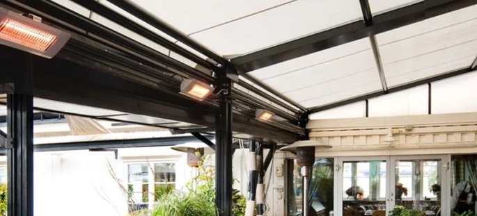 Infrarot Terrassenstrahler von Frico Schweden