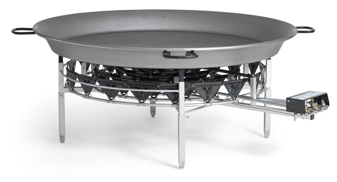 Ringgasbrenner O-900 mit Paellapfanne 130 cm